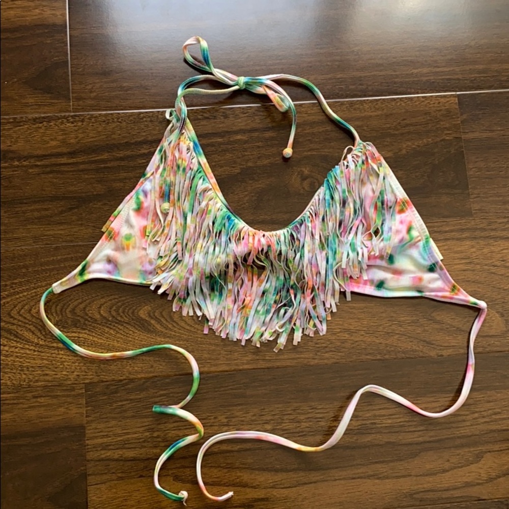 LSpace Fringe Bikini Top